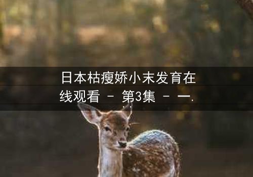 日本枯瘦娇小末发育在线观看 - 第3集 - 一个隐藏的真相即将揭晓