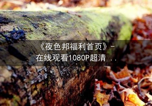 《夜色邦福利首页》- 在线观看1080P超清 - 当欲望撕开都市的伪装