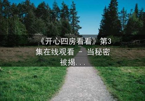 《开心四房看看》第3集在线观看 - 当秘密被揭开,谁还能全身而退?