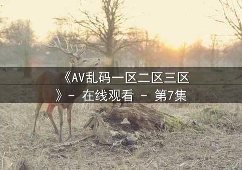 《AV乱码一区二区三区》- 在线观看 - 第7集