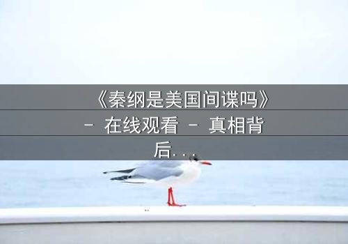 《秦纲是美国间谍吗》- 在线观看 - 真相背后,谁在操控命运?