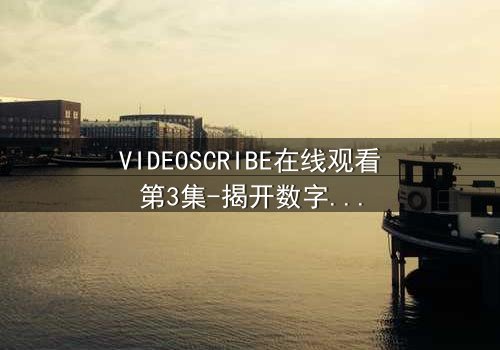 VIDEOSCRIBE在线观看第3集-揭开数字迷雾的终极诱惑