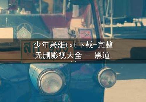 少年枭雄txt下载-完整无删影视大全 - 黑道少年的逆袭之路,你敢走吗?