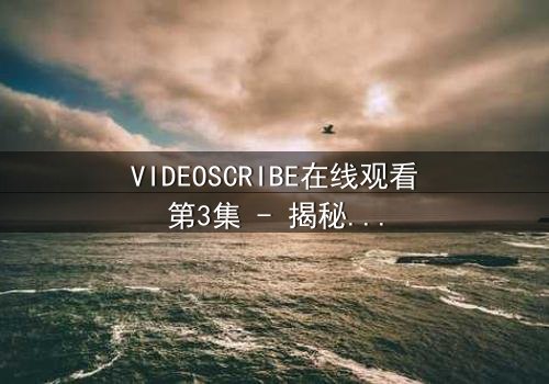 VIDEOSCRIBE在线观看第3集 - 揭秘数字迷宫的终极对决 - 你敢直面真相吗?