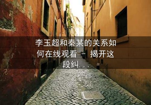 李玉超和秦某的关系如何在线观看 - 揭开这段纠缠不清的恩怨情仇