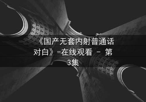 《国产无套内射普通话对白》-在线观看 - 第3集