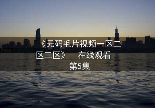 《无码毛片视频一区二区三区》- 在线观看 - 第5集