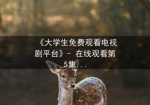《大学生免费观看电视剧平台》- 在线观看第5集 - 揭开校园背后的惊天秘密